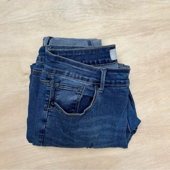 Lola Jeans Blair-DSN Mid Rise Skinny Size 10 Blue Jeans Distressed Casual - Picture 9 of 9